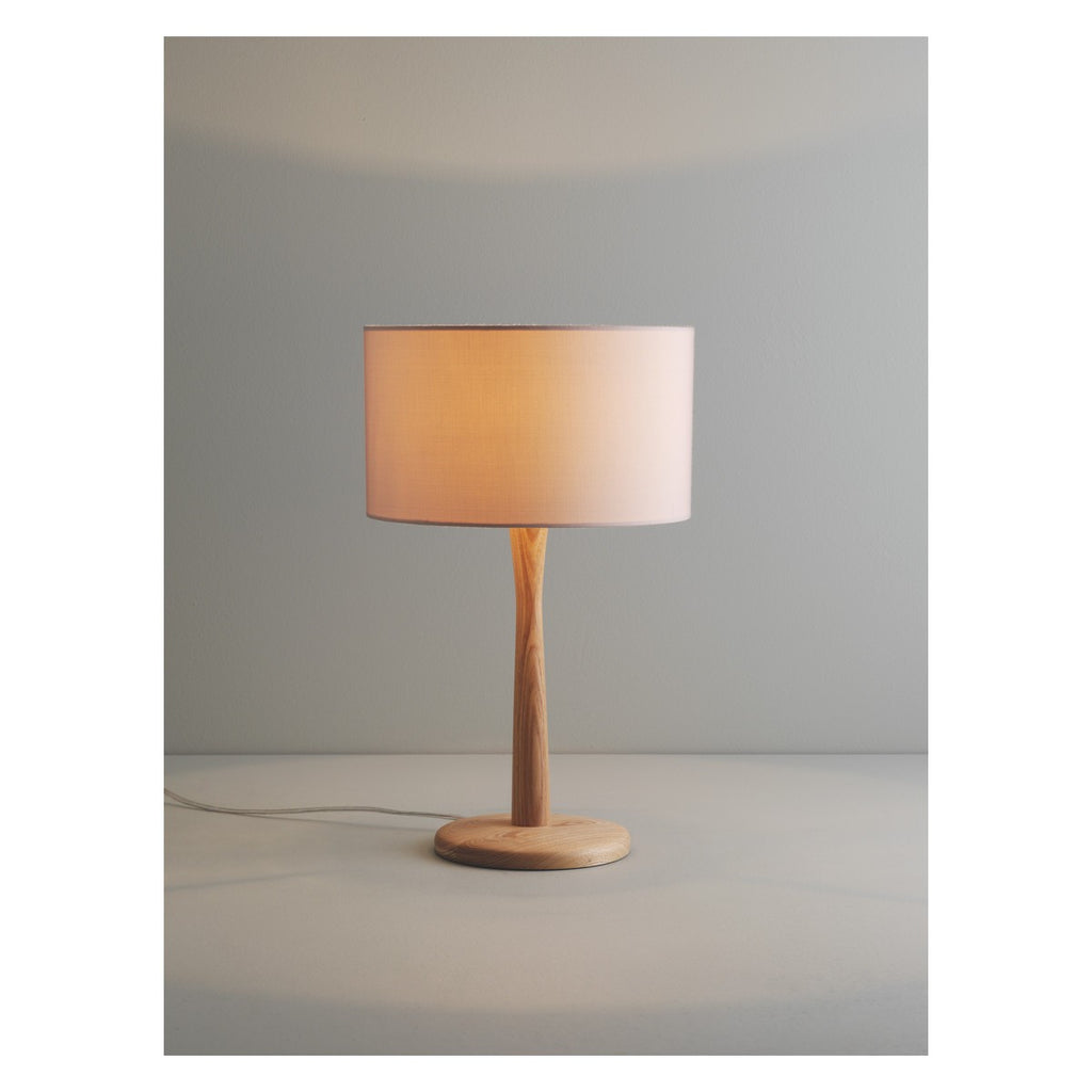 Ash wooden table lamp base