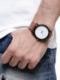 Reloj de pulsera con estampado de mármol SÍGUEME