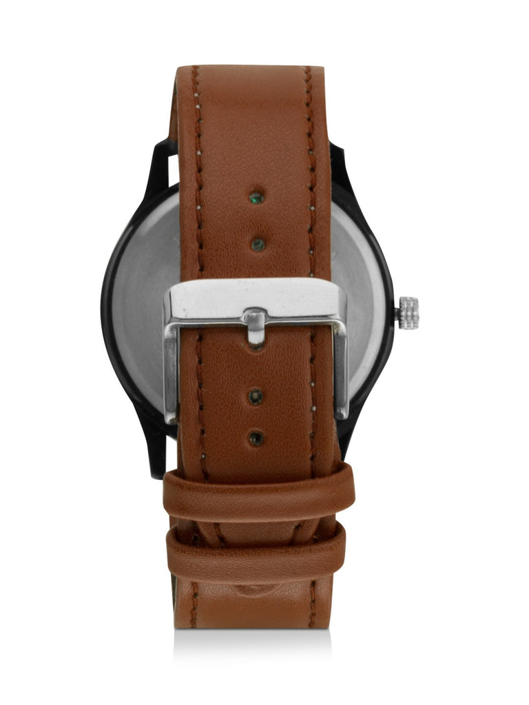 FOLLOW ME Marble Print Wristwatch