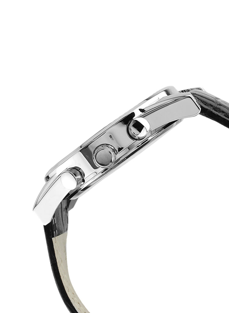 Black/Silver Chronograph Watch
